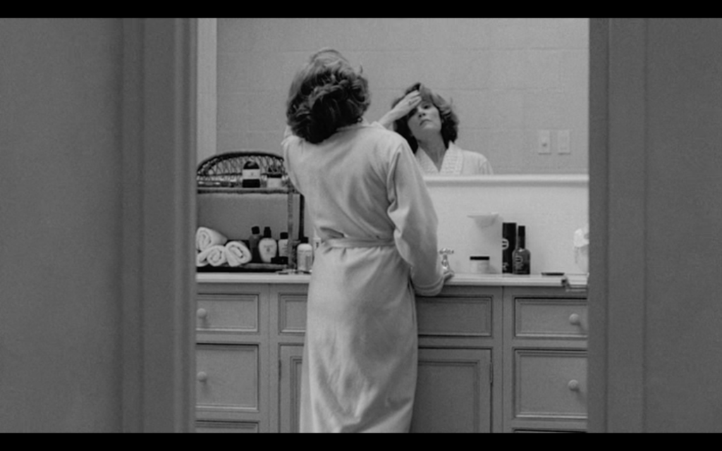 Madeleine in the mirror